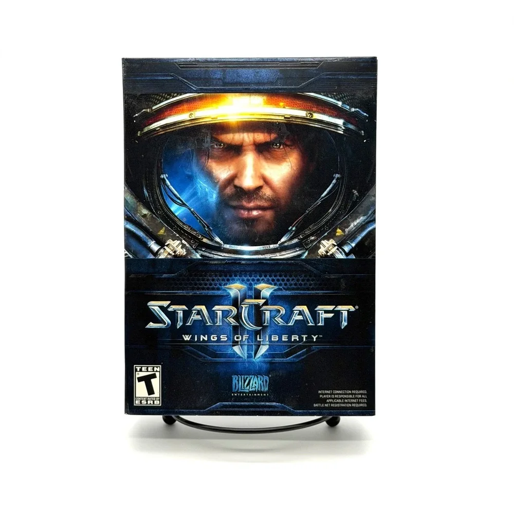 StarCraft II Wings of Liberty PC Mac DVD-ROM Blizzard Game Box Manual
